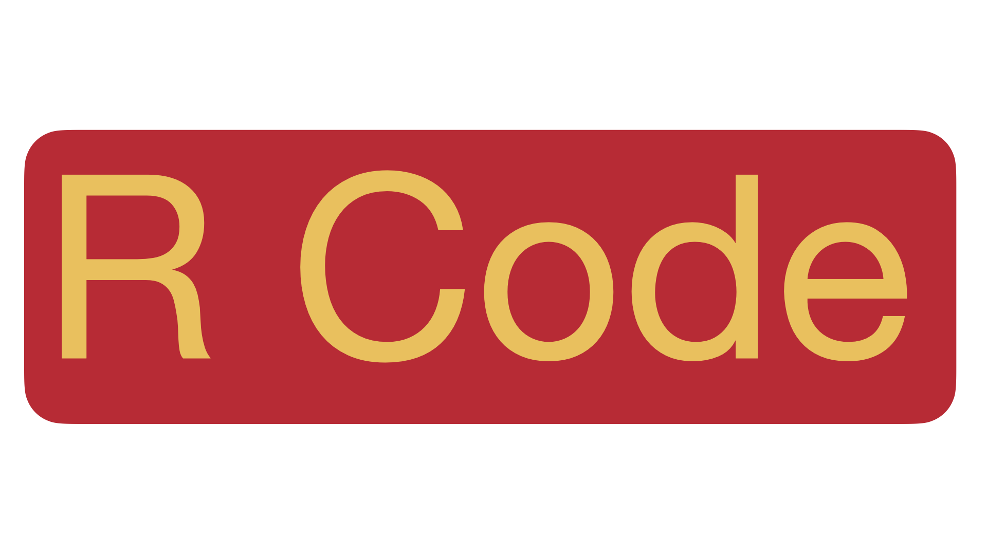 R Code Button